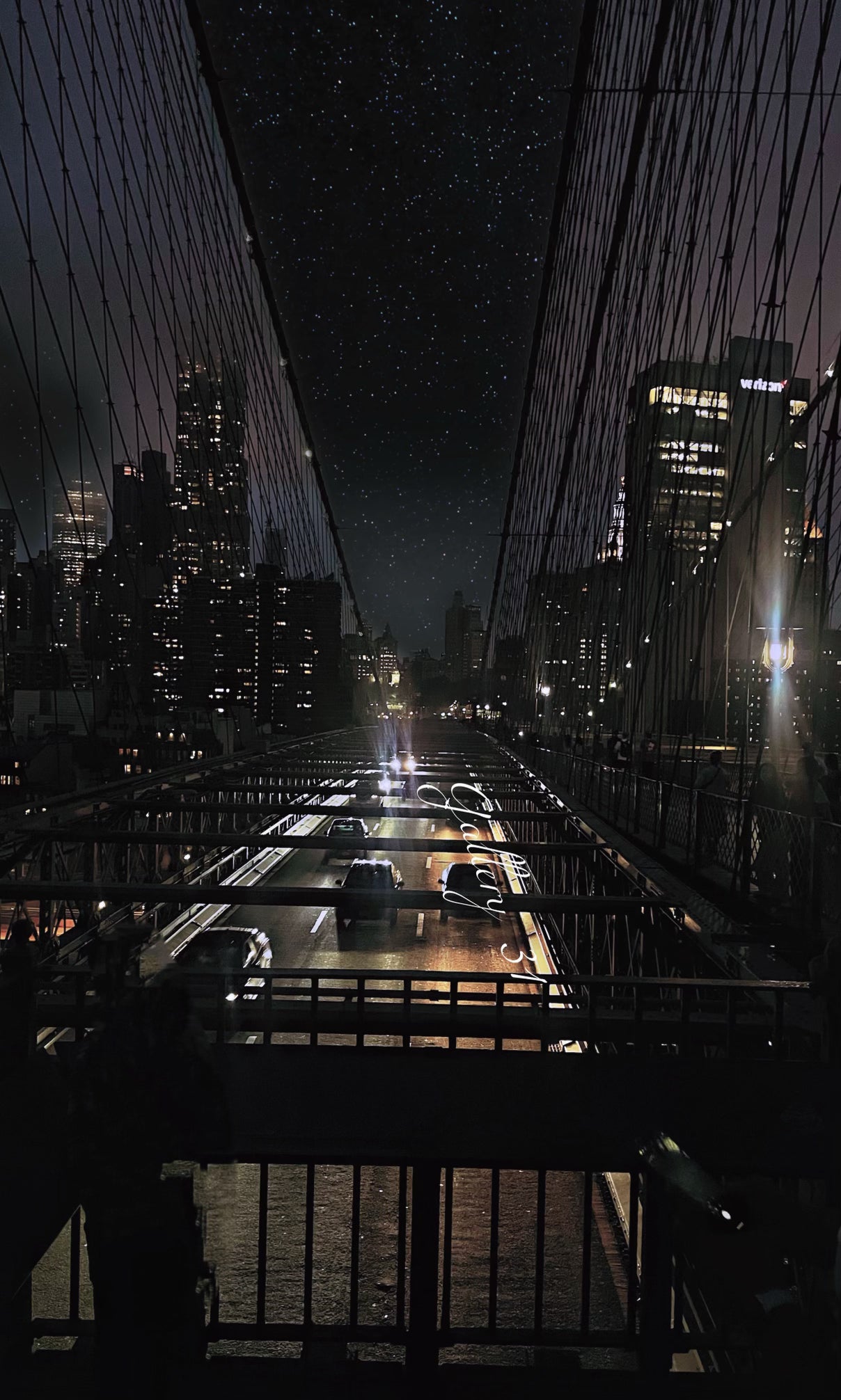 Night in Brooklyn Wall Print